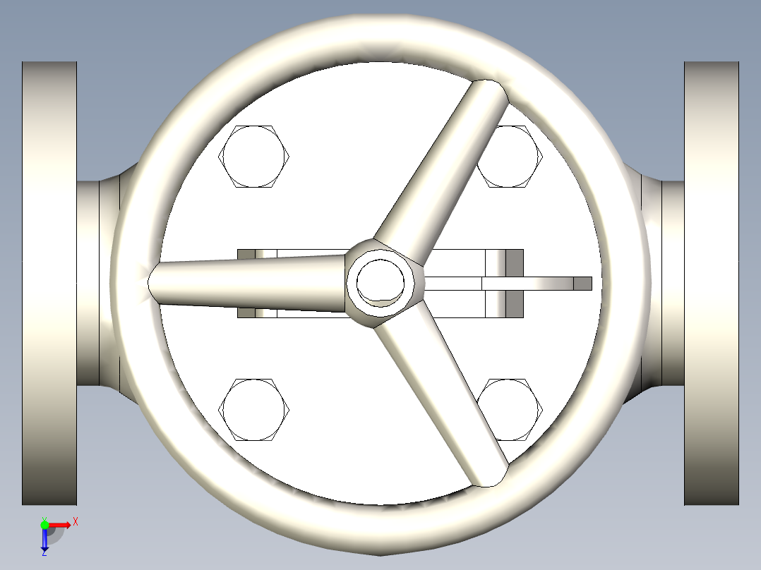 铸铁 铸钢截止阀 截止止回阀-JIS5K-50俯视图
