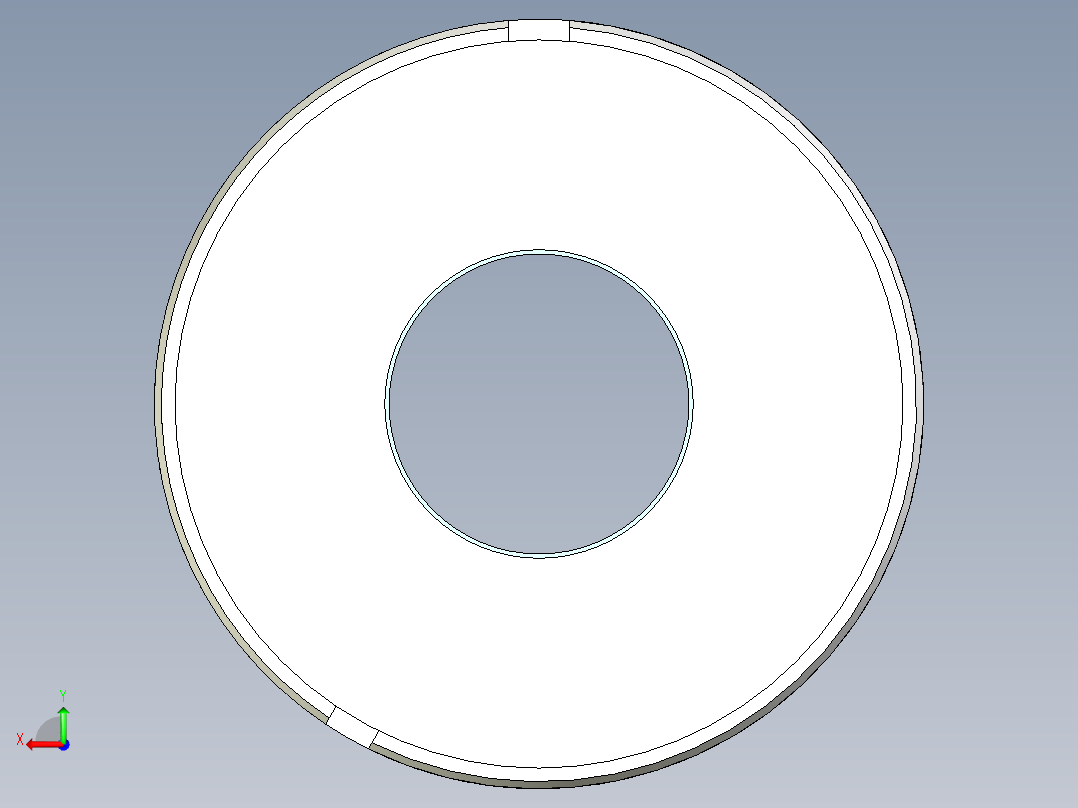 金属橡胶粘合衬套后视图