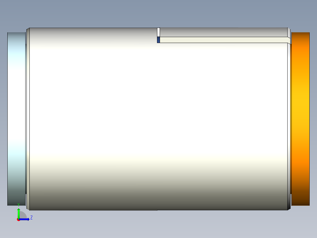 金属橡胶粘合衬套左视图