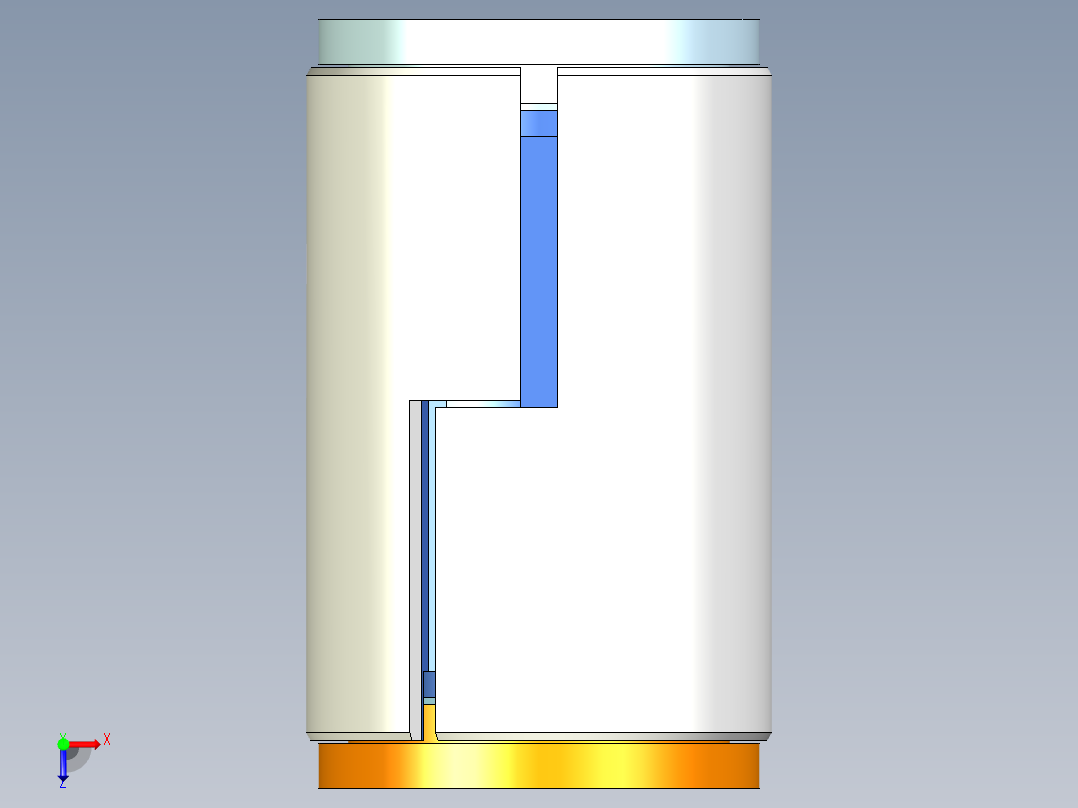 金属橡胶粘合衬套俯视图