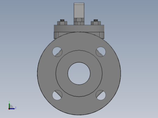 [DN40]球阀左视缩略图