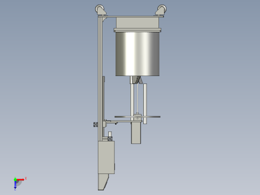 油漆胶水食品化学液体化工涂料搅拌器俯视缩略图