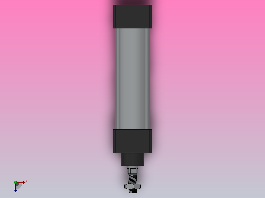 SC气缸SC标准气缸系列SC-32X80-S俯视图