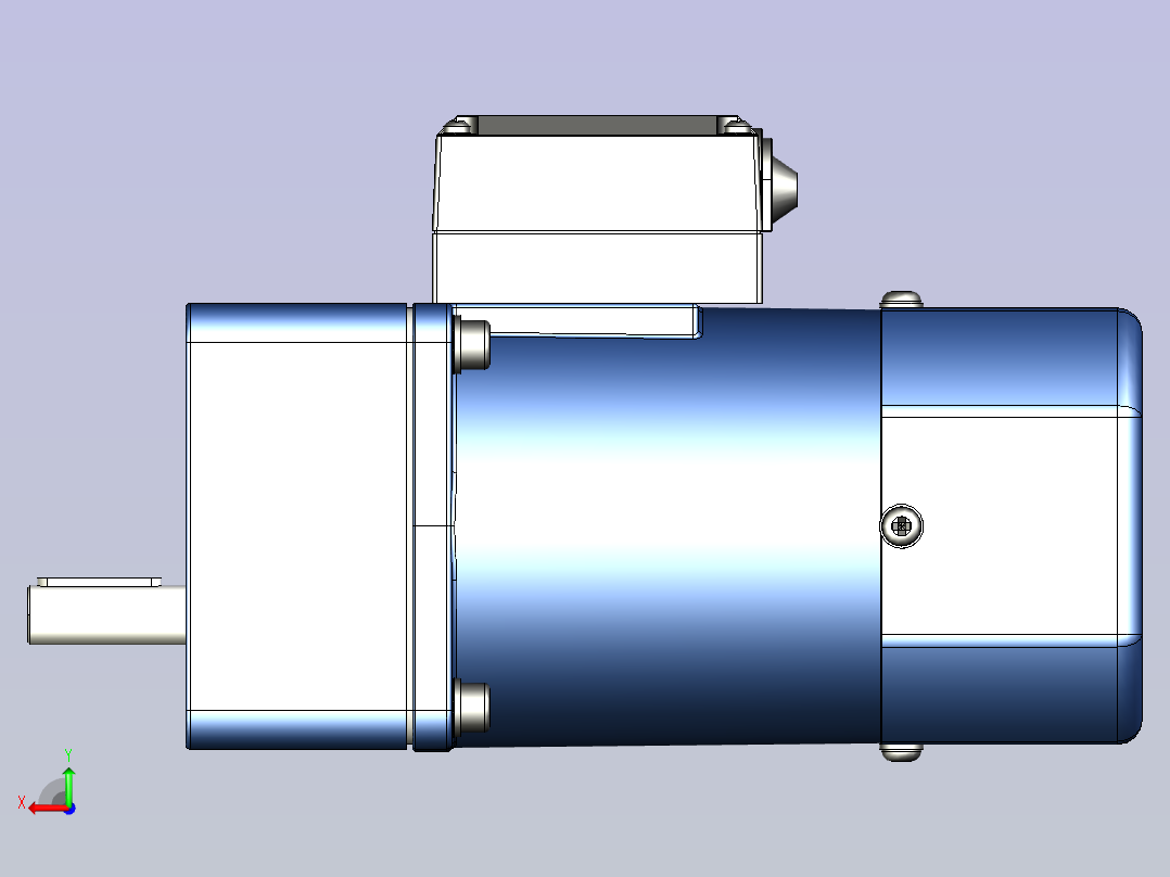 YB电磁制动电机 40yb01-18后视图