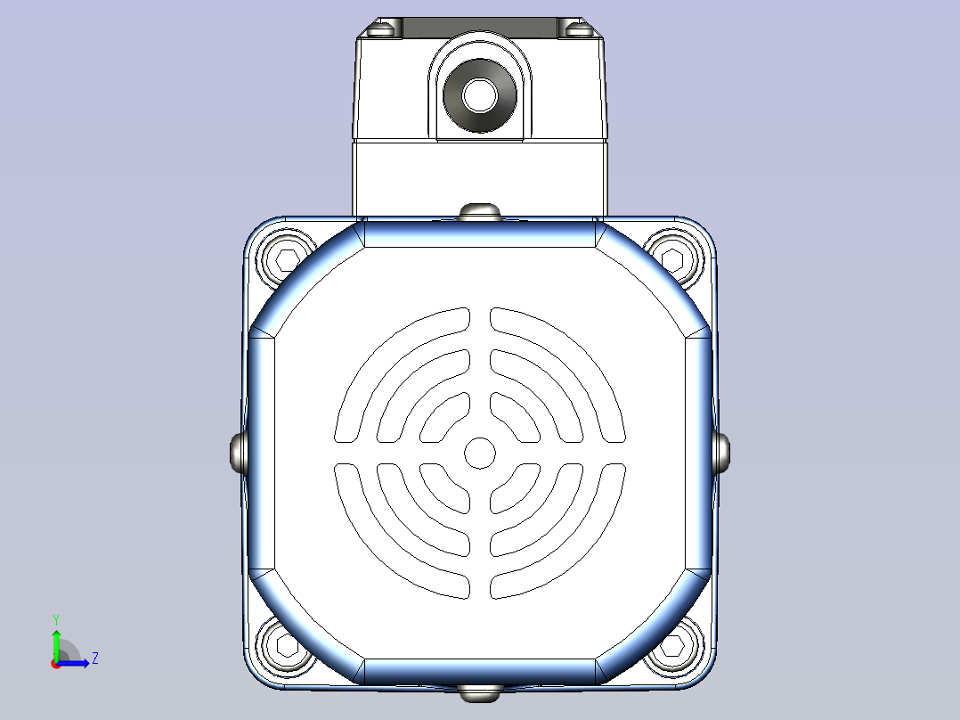 YB电磁制动电机 40yb01-18左视图