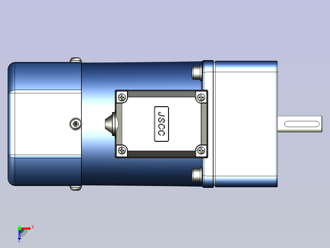 YB电磁制动电机 40yb01-18俯视图