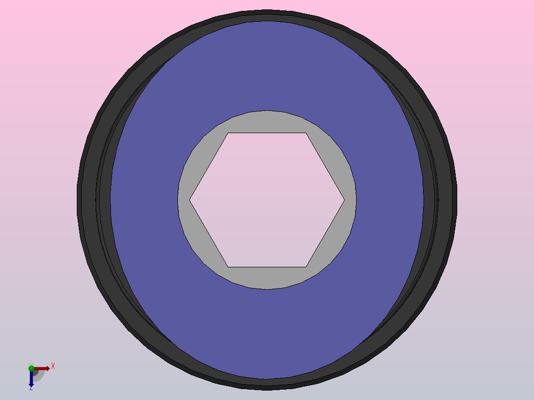 IPOC 圆螺纹直通_IPOC08-03俯视图