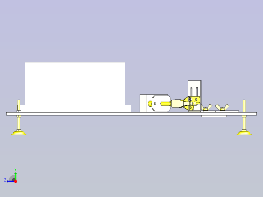 一款不同规格工件固定夹具3D右视缩略图