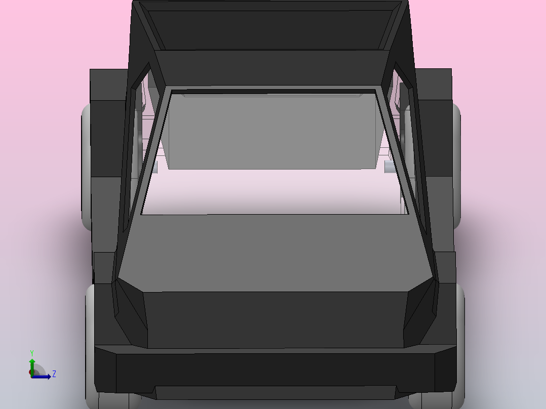特斯拉 Cybertruck主视图