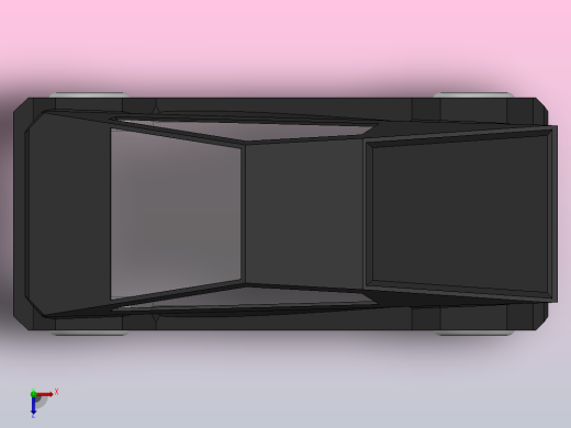 特斯拉 Cybertruck俯视缩略图