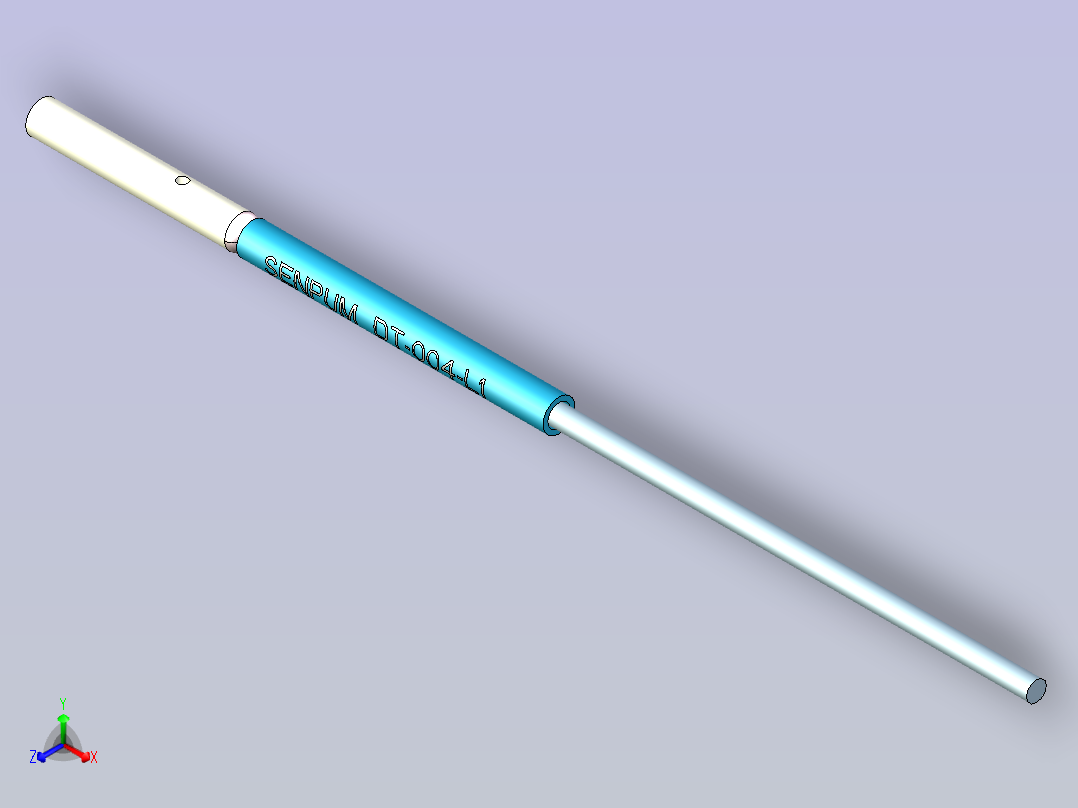 深浦接近传感器 dt-004 3d正等轴测图