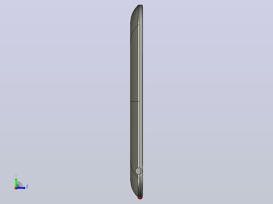 Ipad模型左视图