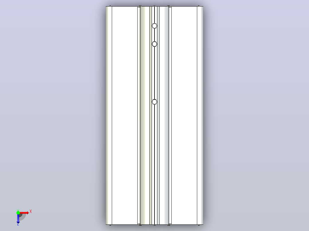 卢克森公司的灯 型号UniLED 120W-S俯视图