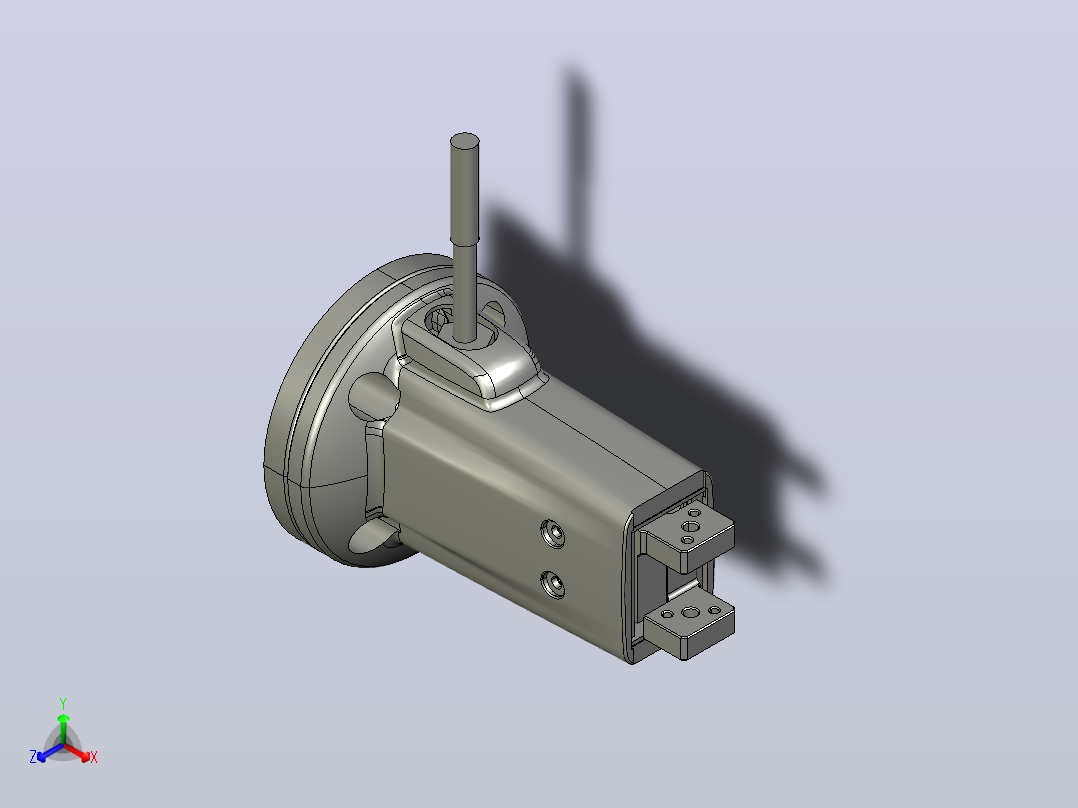 电动夹爪Z-EFG-F-3D-Diagram主视图