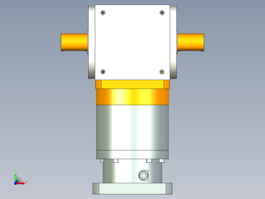 PW170双轴 PLF160-L2 35-114.3-200-M12换向器前视缩略图