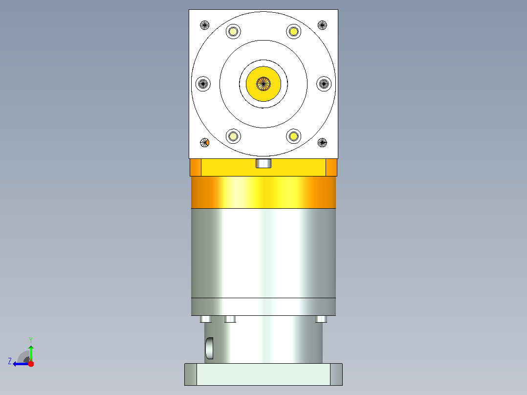 PW170双轴 PLF160-L2 35-114.3-200-M12换向器右视图