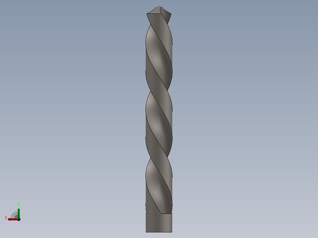 Solidworks可配置钻头-超过300种配置后视图