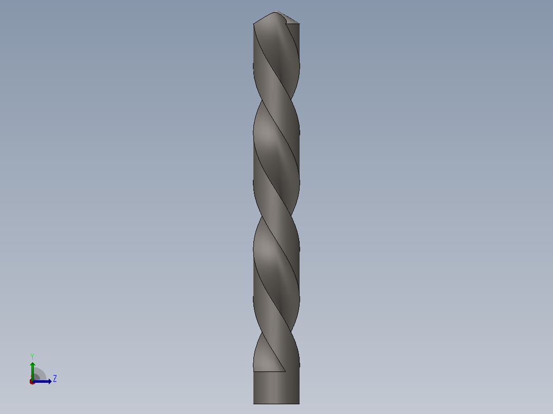 Solidworks可配置钻头-超过300种配置左视图
