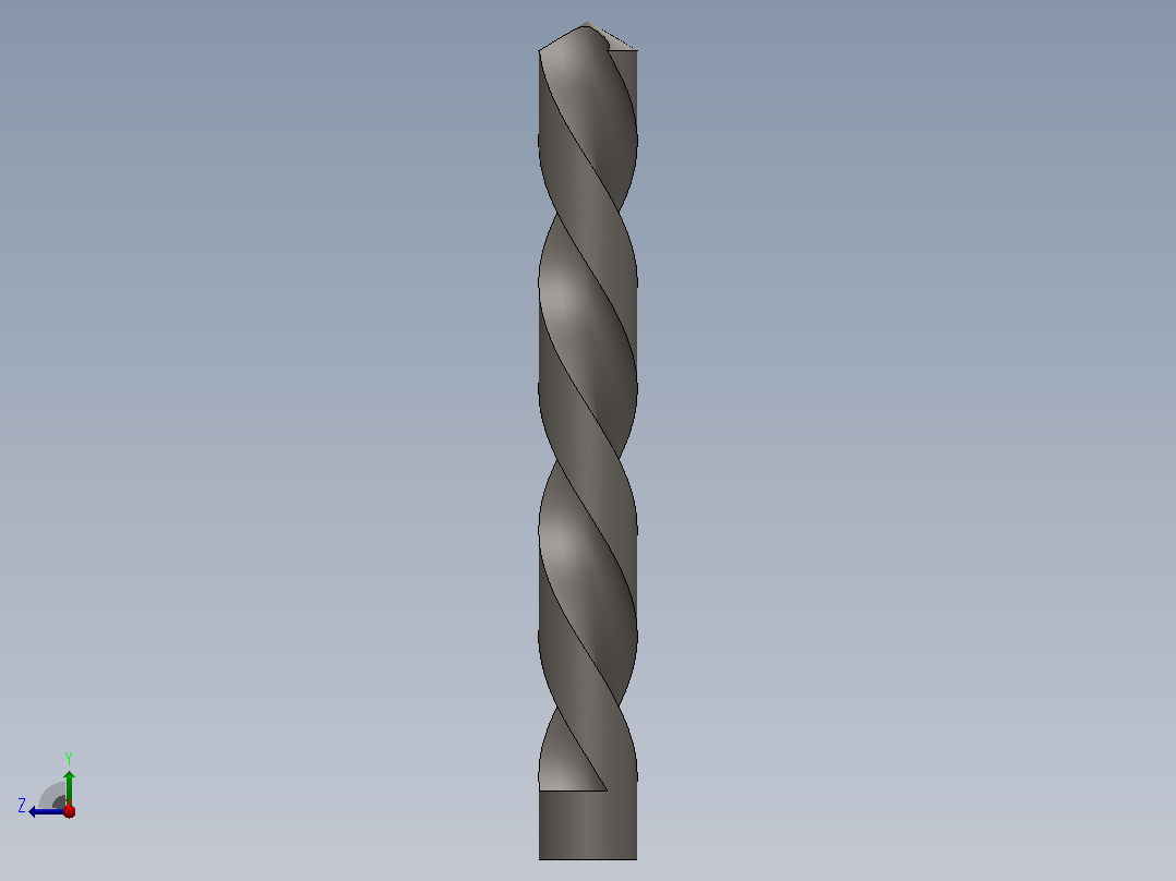 Solidworks可配置钻头-超过300种配置右视图