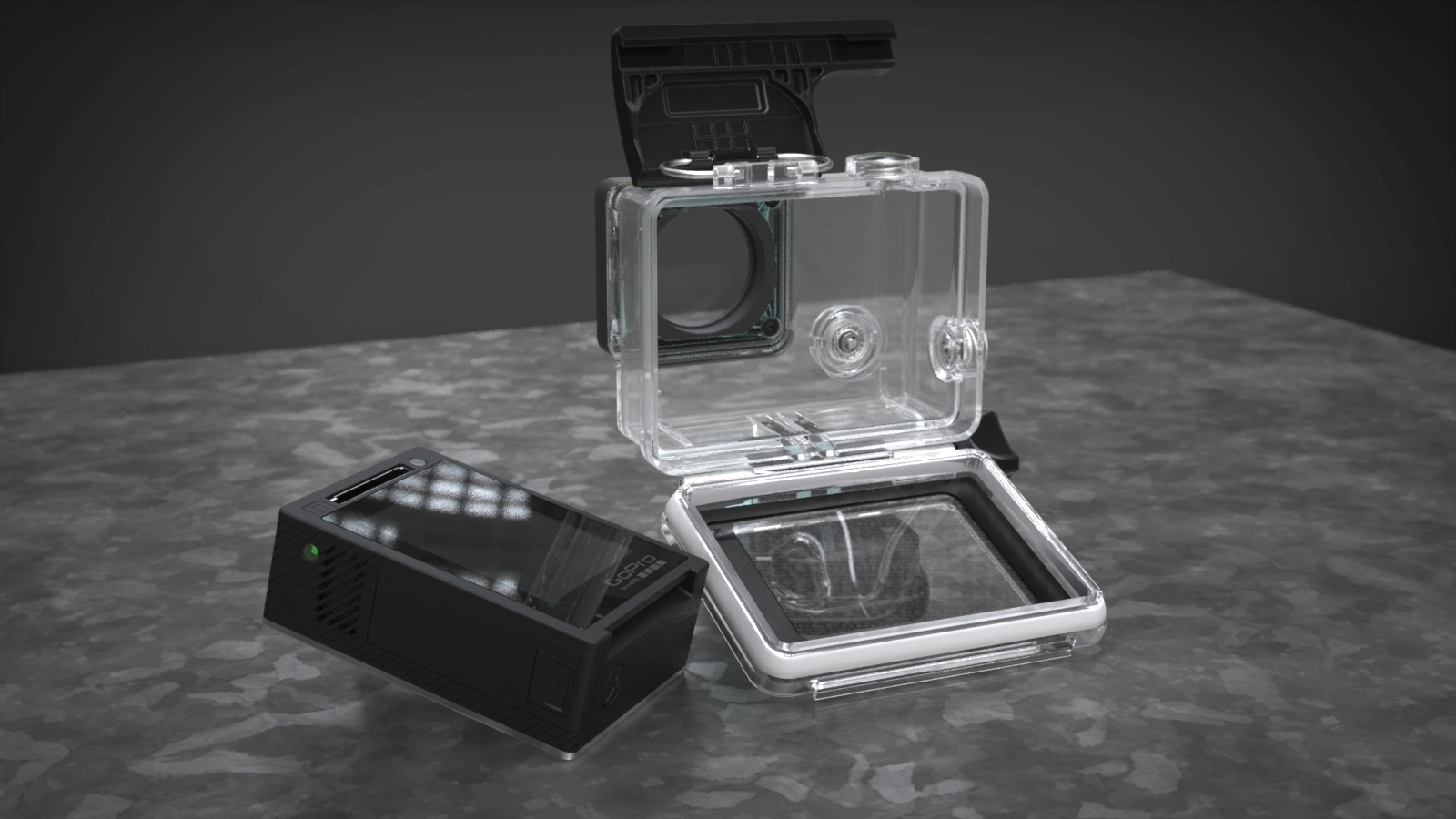 HERO4银色相机