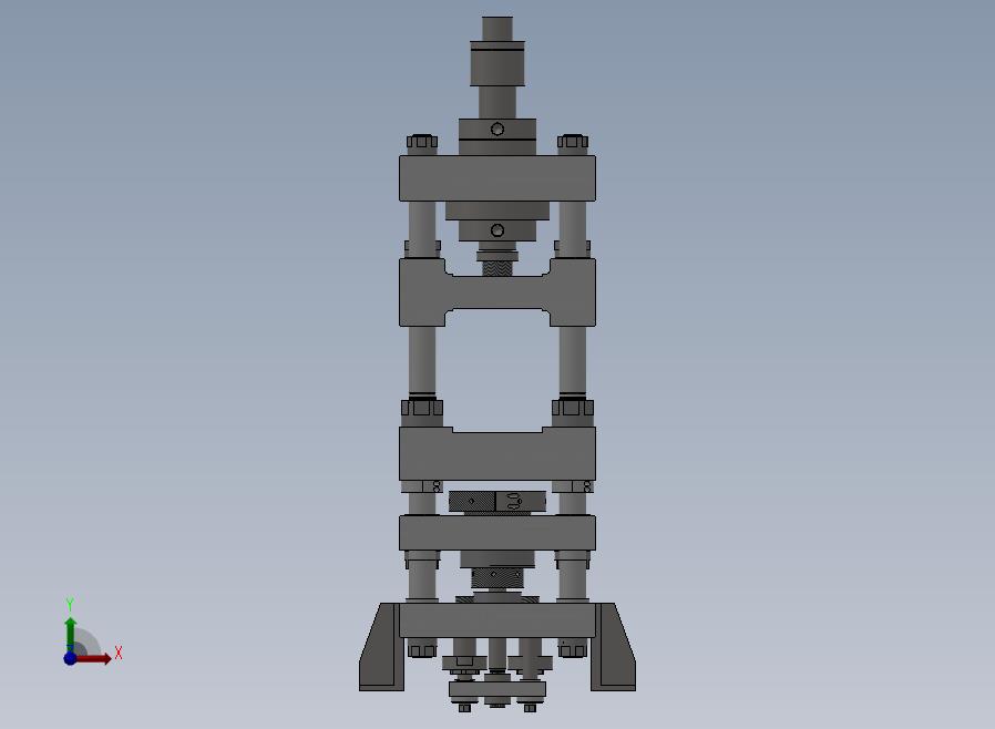 A04-40吨液压冲床前视图