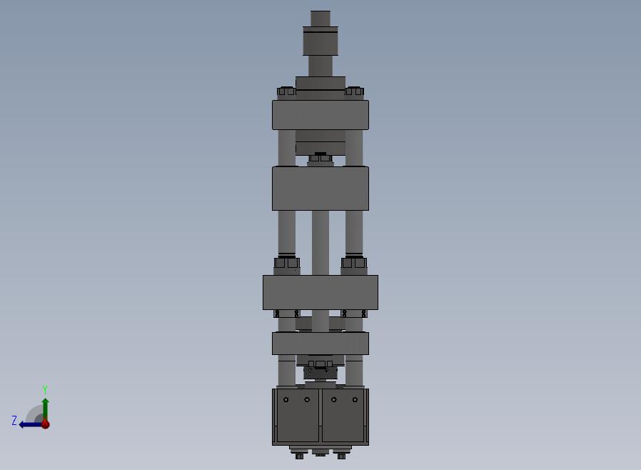 A04-40吨液压冲床右视图