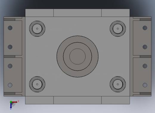 A04-40吨液压冲床俯视缩略图