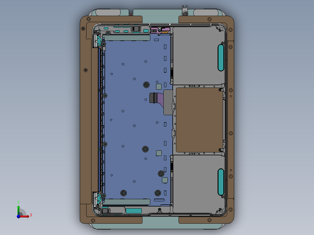 DJS-042-锁螺丝机方案sw17可编辑前视图