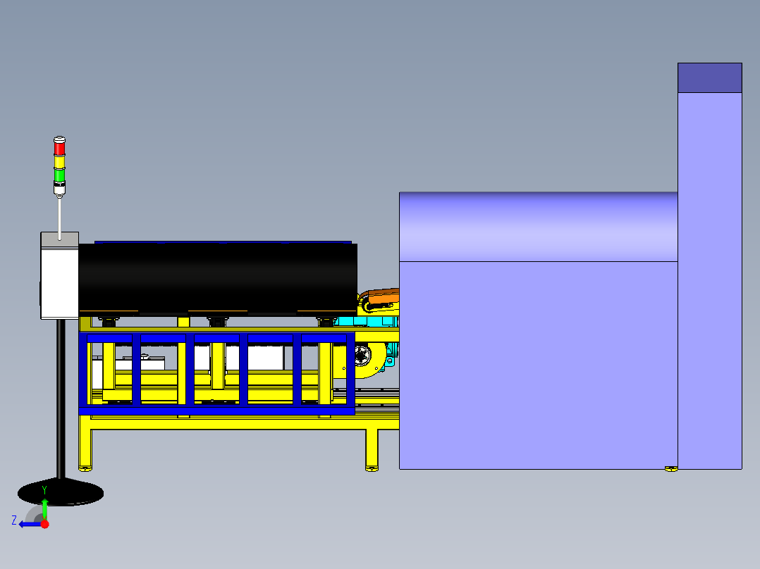 长焊缝打磨机step右视图
