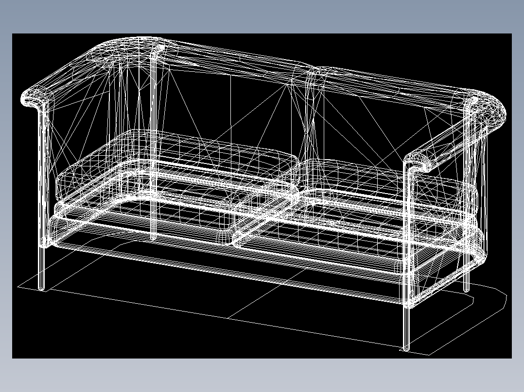 室内家具和灯具等的模型十二-K-S27-2
