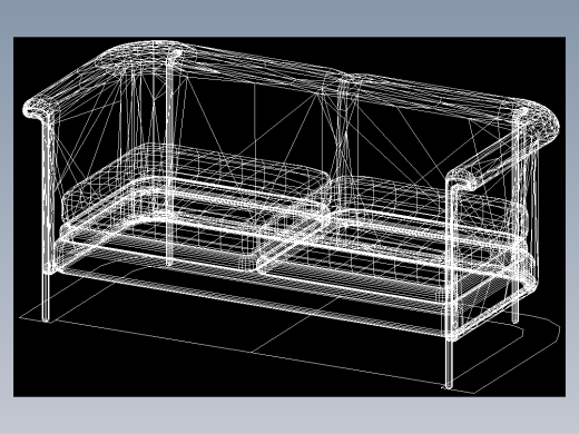 室内家具和灯具等的模型十二-K-S27-2
