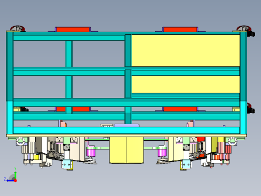 前挡玻璃钉柱安装工装 3D机械素材3D图纸自动化设右视缩略图