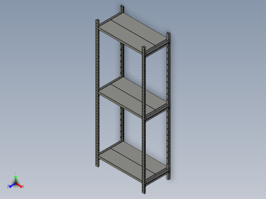 物料架模型3D模型
