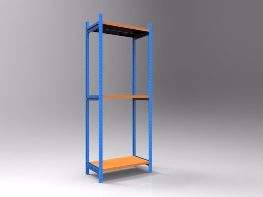 物料架模型3D模型缩略图