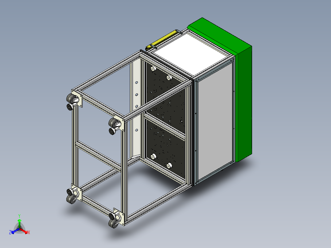泡棉压紧及检测设备正等轴测图