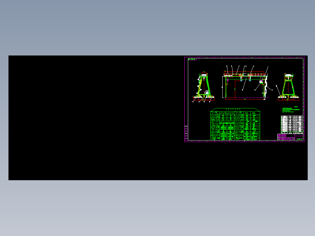 ME100+100门式起重机总图
