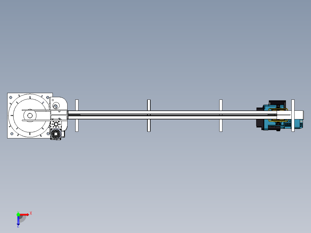 起重机2吨俯视图