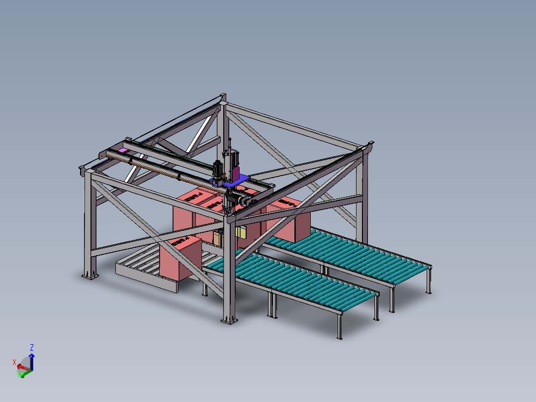 E07-包装箱自动码垛设备