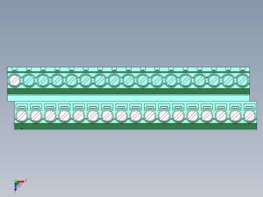 DEGSON DG636 系列 6.357.629.52mm 接线端子-DG636A-6.35-34P-14-00AH俯视缩略图