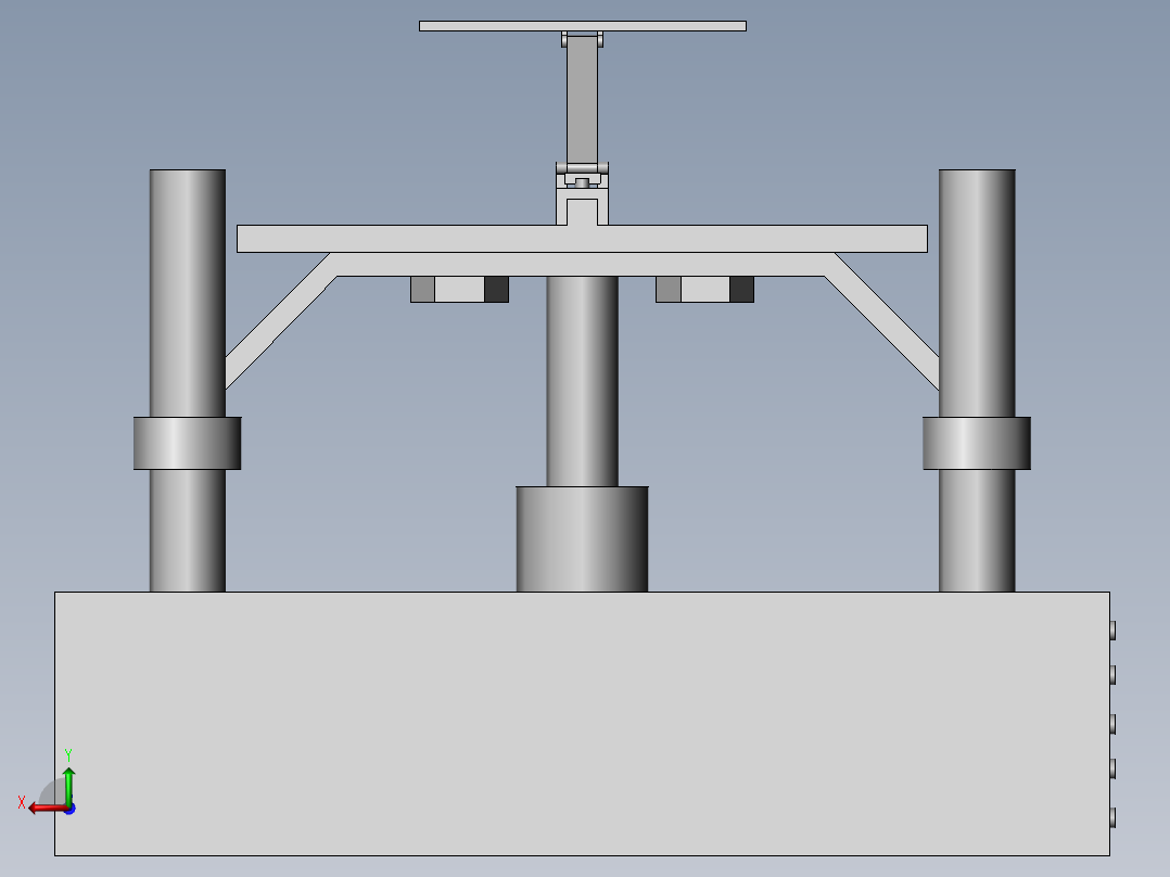智能巡检装置后视图