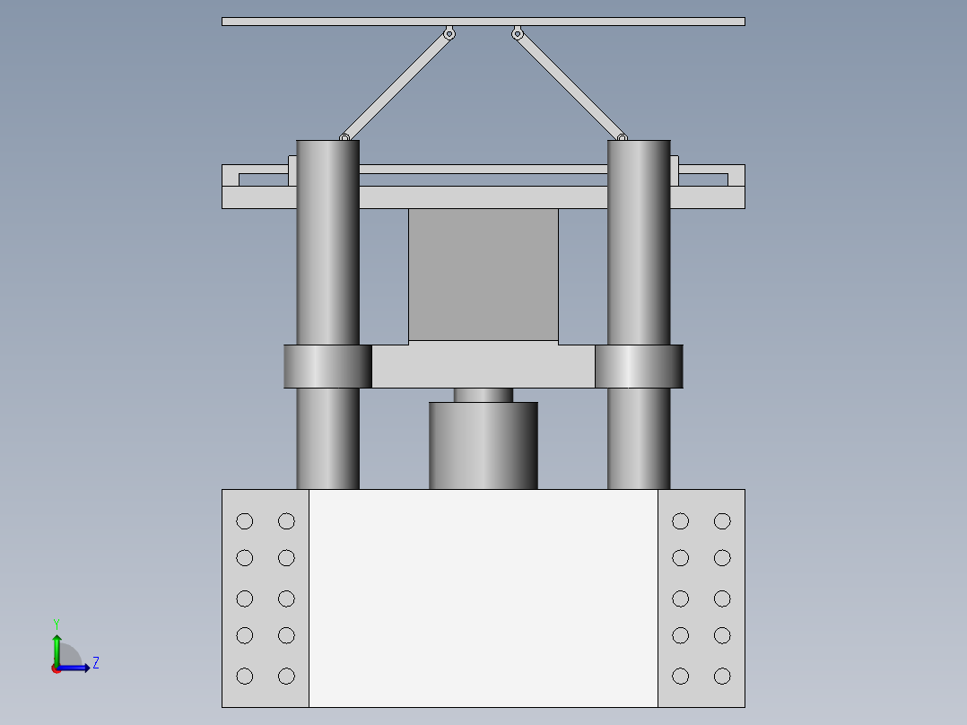 智能巡检装置左视图