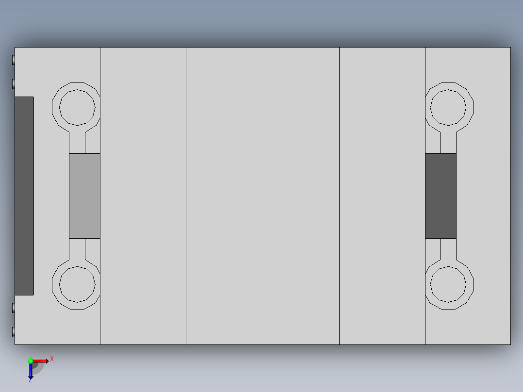 智能巡检装置俯视图