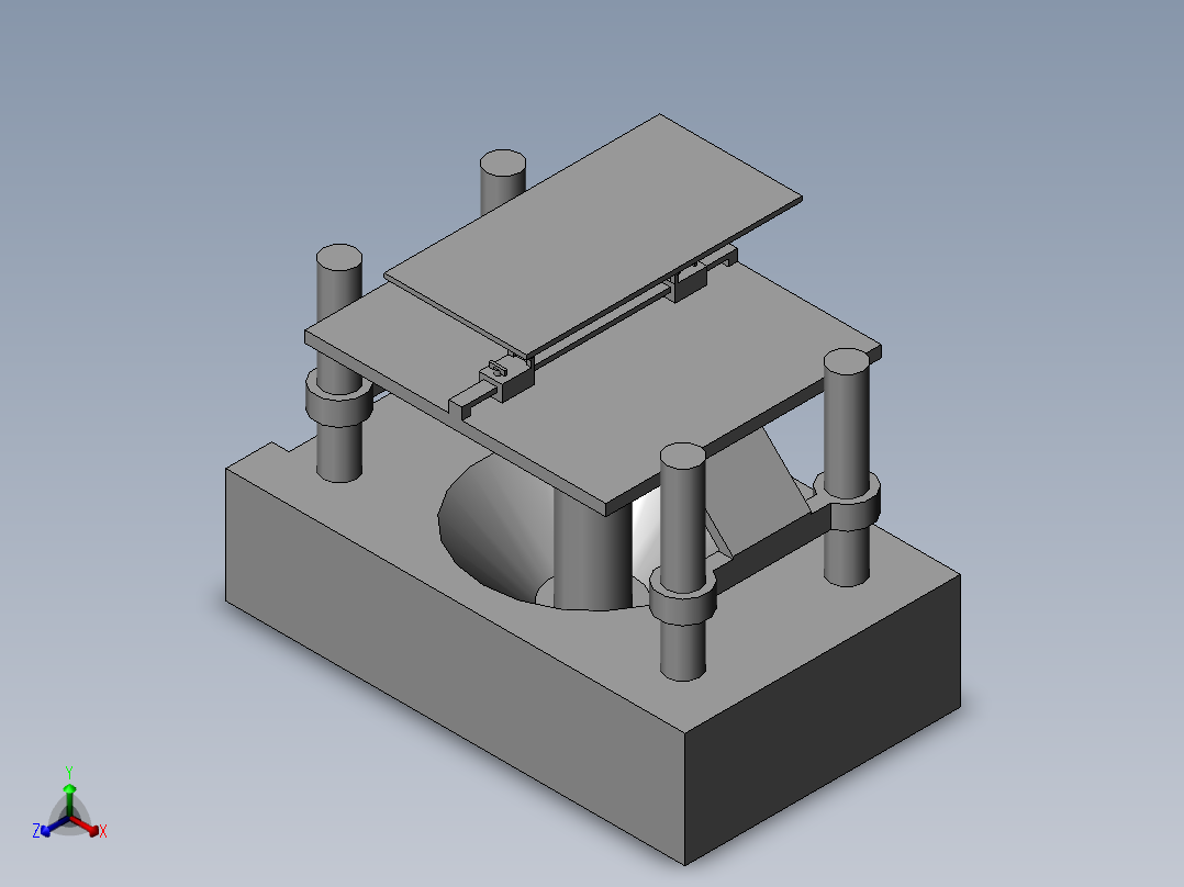 智能巡检装置正等轴测图