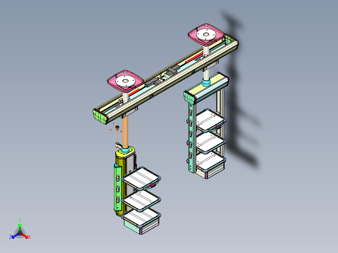 医用吊塔180ES三维模型