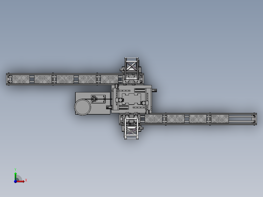 LED灯插板机前视图