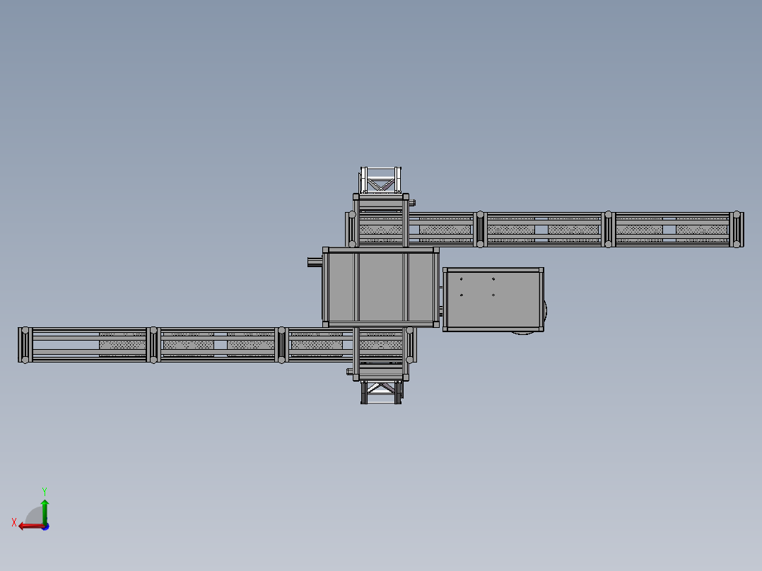 LED灯插板机后视图