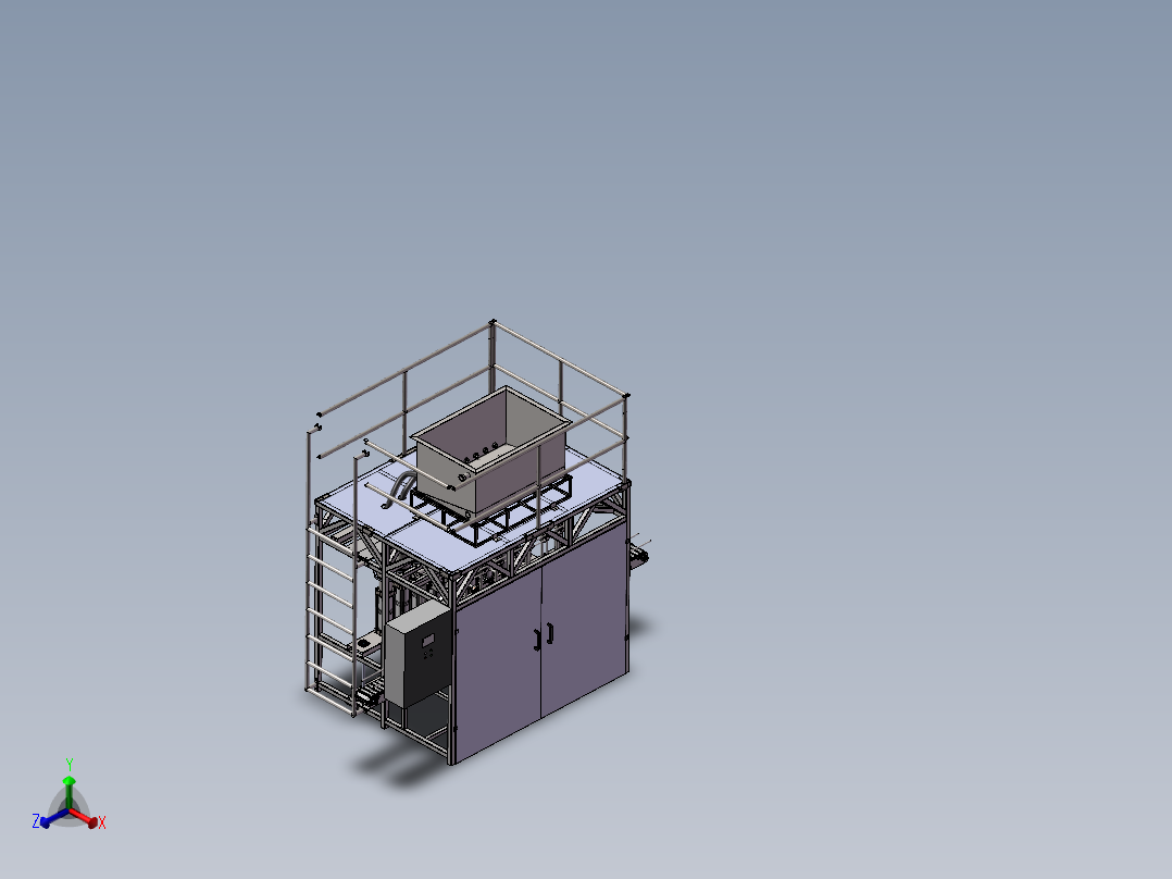 石油灌装机SW 非标自动化设备3D图纸3D模型