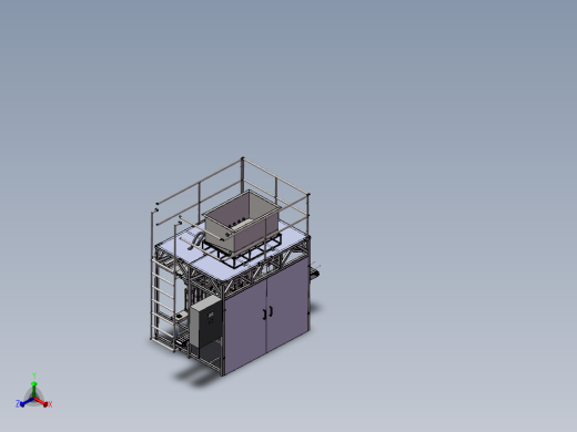 石油灌装机SW 非标自动化设备3D图纸3D模型