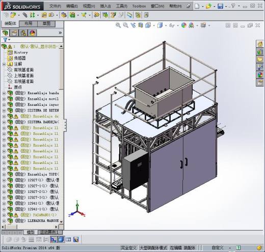 石油灌装机SW 非标自动化设备3D图纸3D模型缩略图