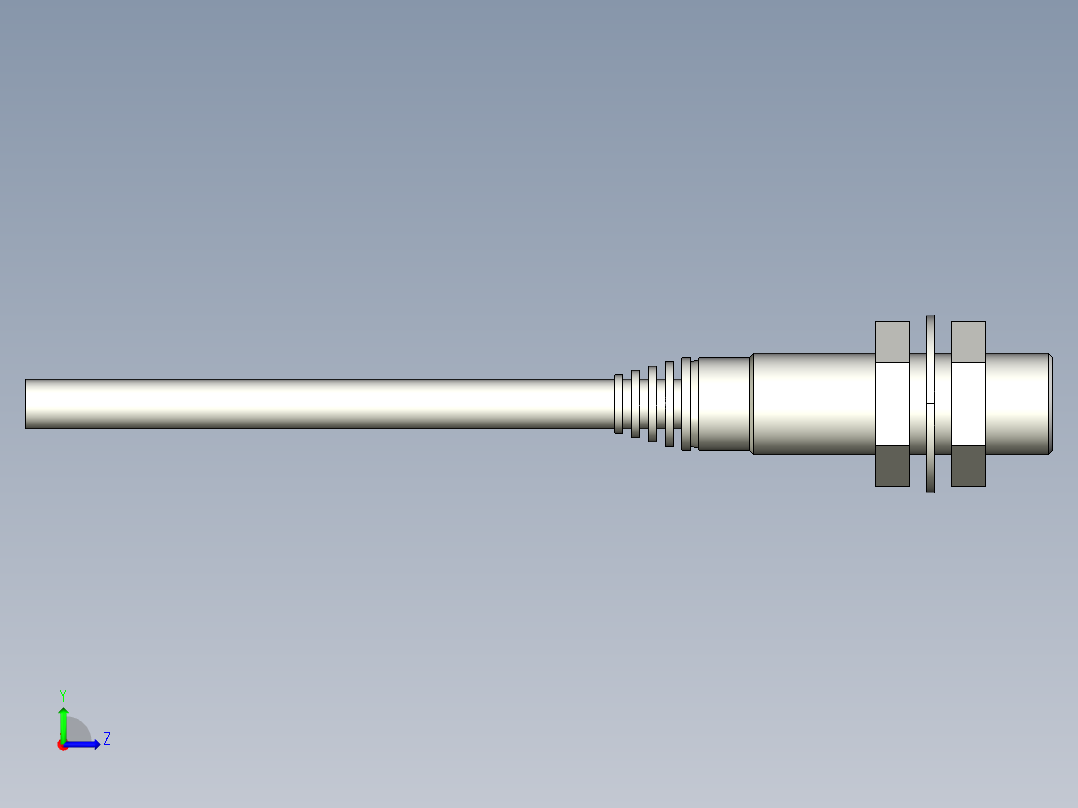 基恩士EV-112M_kc图纸模型左视图